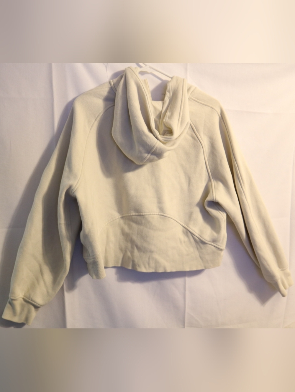 CRZ Yoga Fleece  Half Zip Pullover Sweatshirt Cream Size Small - Picture 5 of 9